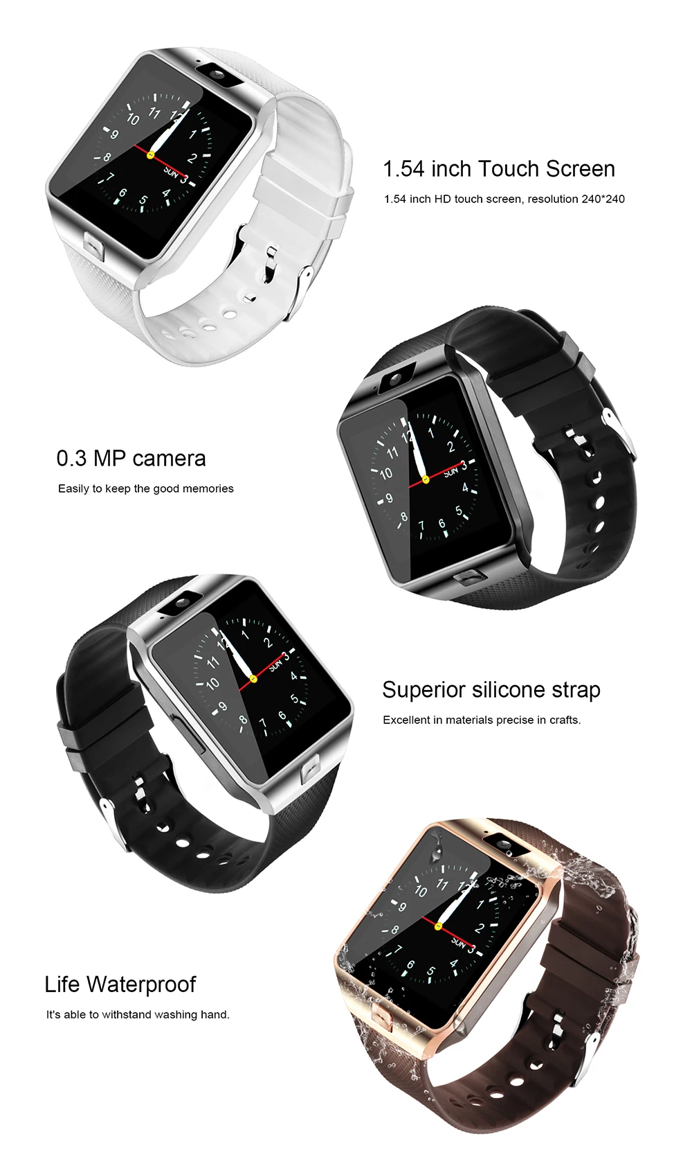 2018 Wholesale High Quality Smart Watch Colorful Sd Card Camera Buy Wholesale High Quality