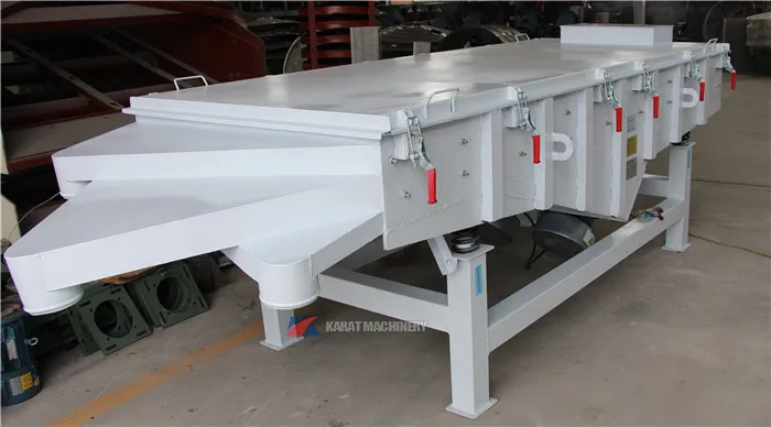 Electric linear industrial sand vibrating sieve machine
