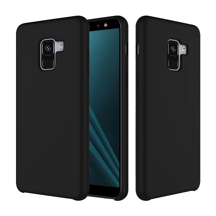 

High Quality Rubber Liquid Silicone Case For Samsung Galaxy A8 Plus Back Cover