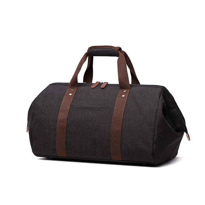 

1005 nylon men women duffel bag plain overnight duffle tote bag custom luggage travel bags