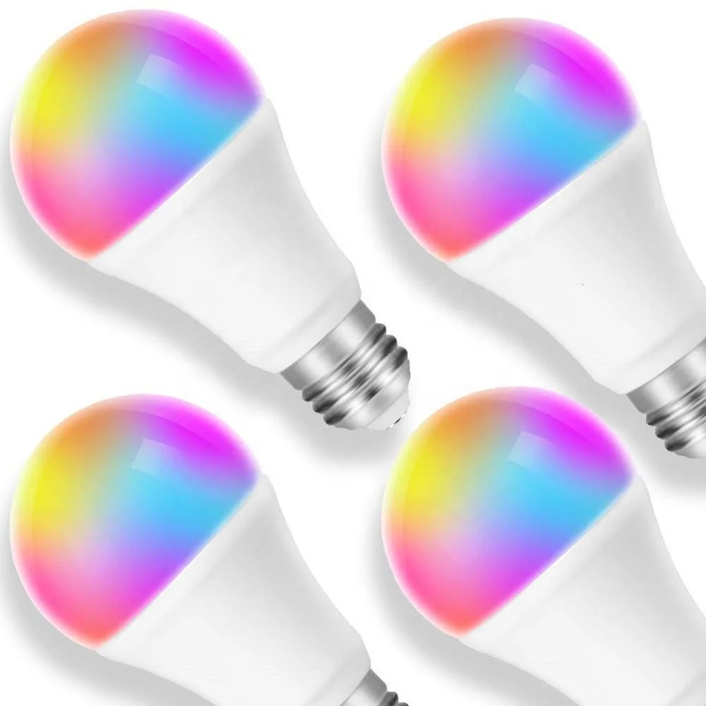 Home Alexa 7w 6500k+ 1600rgb+warm White Wifi Bulb Color Change Smart Phone Control E26 E27 R80 Wifi Led Bulb