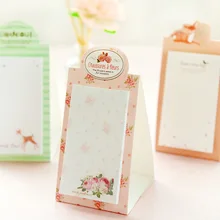 Creative Desk Standing Diary Cute Kawaii Paper Stickers Sheet Scrapbooking Sticky Notes Note Memo Pad Post It Korean Stationery