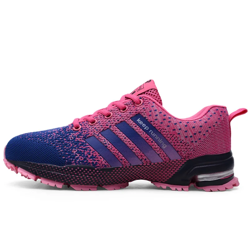 
Knitting Sport Running Walking Casual Breathable Women Shoes Men Sneakers 