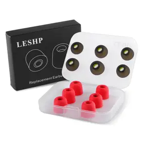 LESHP Replacement Memory Sponge Silicone Earbud Tips