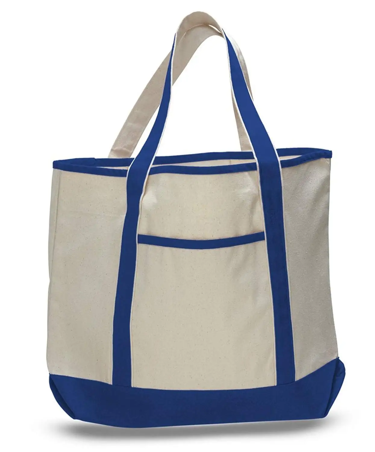 Buy 12 PACK Large Heavy Canvas Beach Tote Bag Boat Bag - Canvas Deluxe ...