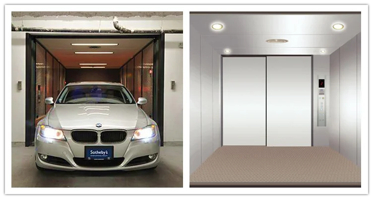 Ascensor Barato De La Motocicleta Del Estacionamiento Del Sótano Del