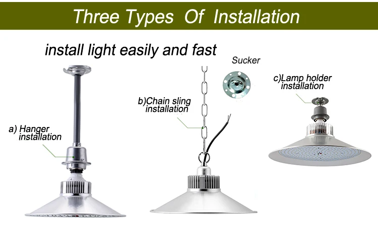 SMD chip factory industry workshop 200W led high bay light with IP65