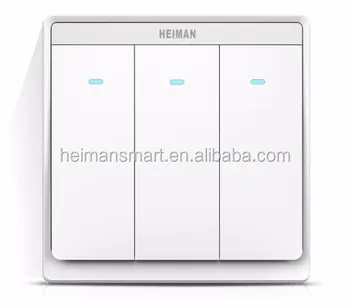 Heiman New Product Iot Smart Home Zigbee One Gang Two Lighting Switch 2 Light Small Dimmer Heiman New Product Iot Smart Home Zigbee One Gang Two Lighting Switch 2 Light Small Dimmer