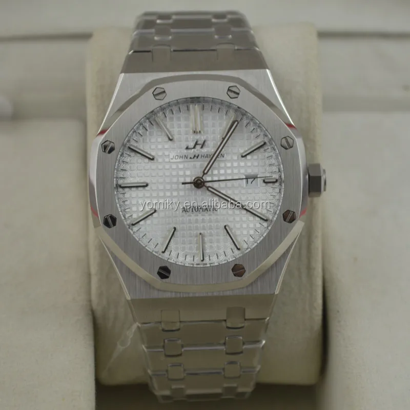 Watch factory top quality luxury brand AP Royal offshore stainless steel automatic transparent caseback sapphire glass man watch