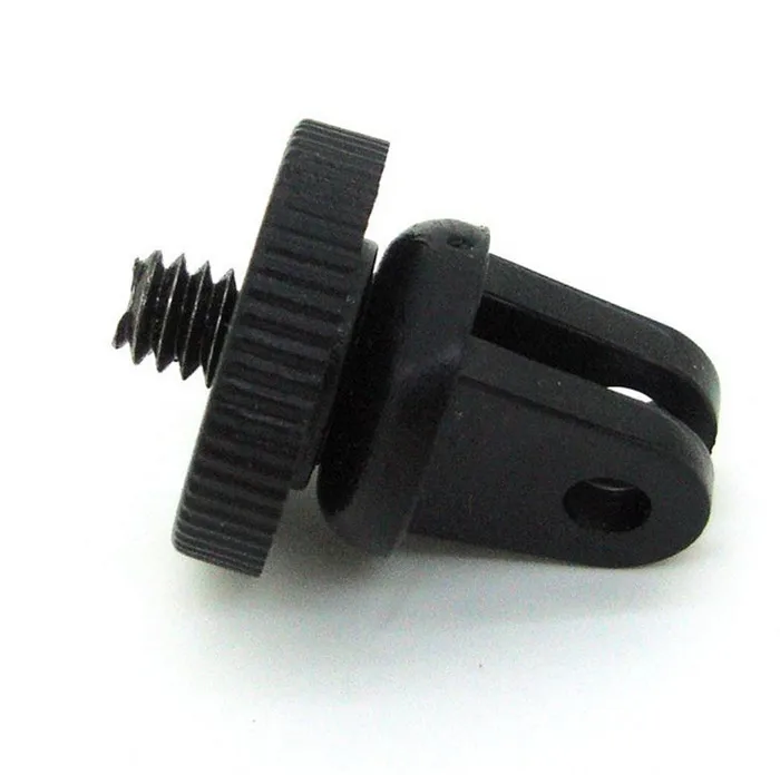 

New Mini Tripod Screw Mount Adapter 1/4 Monopod Accessory, Black