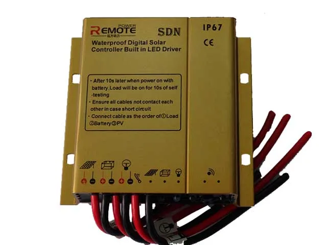 
10a 20a battery charger 12v 24v 48v pwm solar charge controller for solar street light 