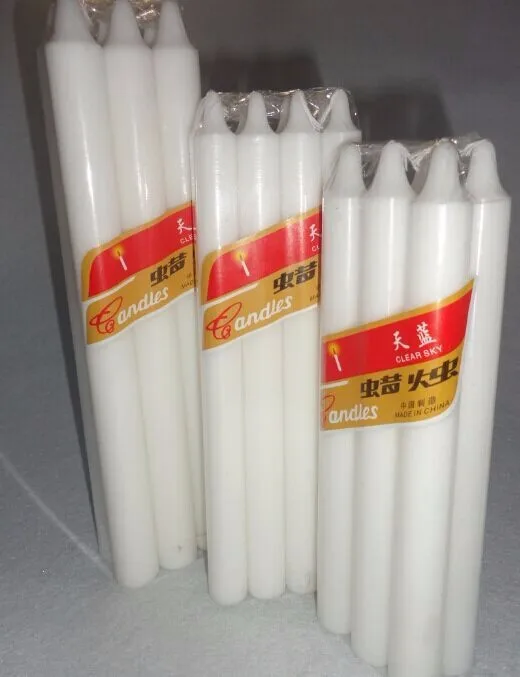 10 Inch Flameless Taper Candles Stick White Candle Buy 10inch Candle