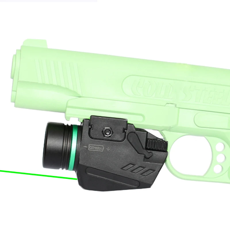 

Tactical 150 Lumens flashlight Green Laser Sight Combo light led flashlights for Pistol, Black