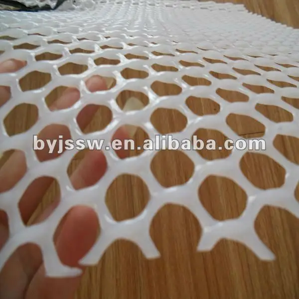 White Plastic Plain Fence Mesh For Craft White Plastic Plain Fence Mesh