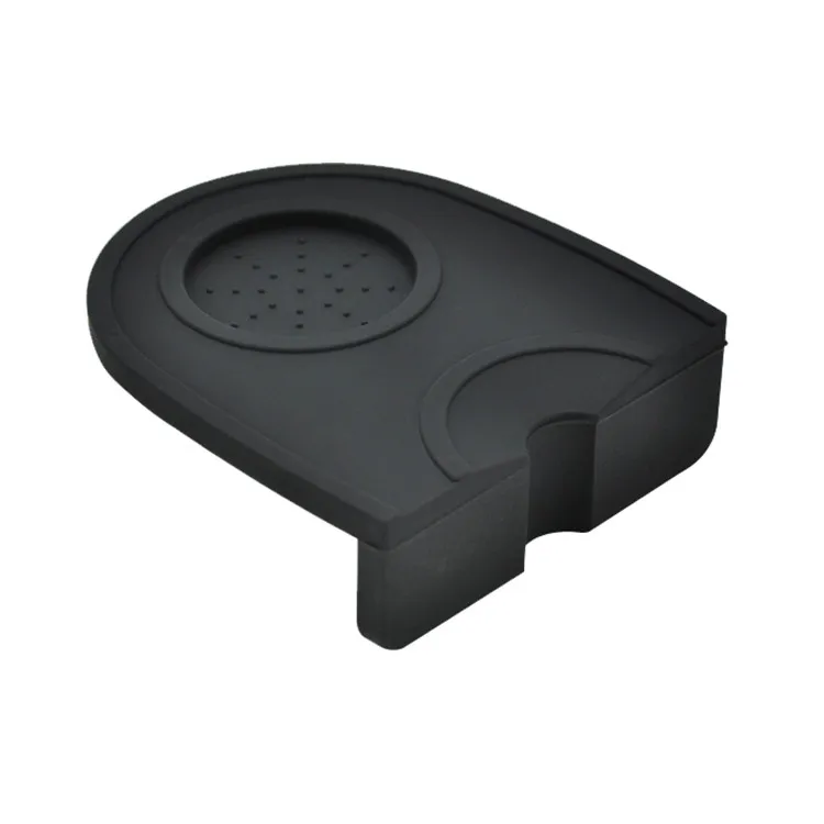 

Hotsale black color silicone coffee tamper mat