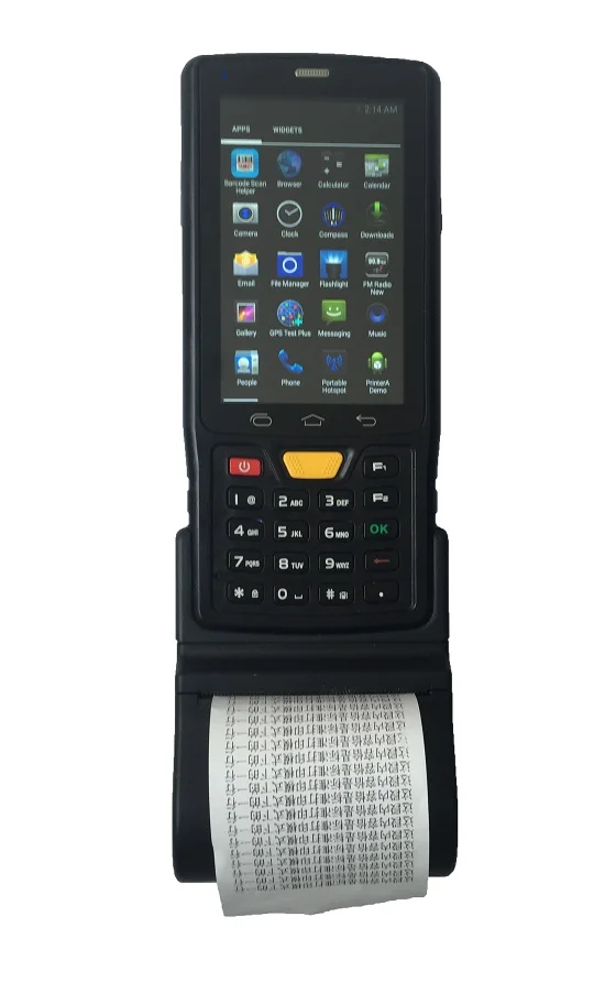 Promotion Rugged IP65 Logistic Courier Android Handheld 3G PDA 1D Barcodes scanners 2D Barcode 4G LTE WIFI GPS 4'' Touch Screen