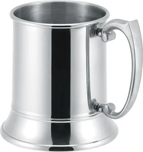 Image of 20oz Stainless steel wine cup factory wholesale pewter tankard