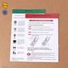 uplift your brand presentation after-sale service Silkscreen printing guarantee card