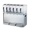 six cylinder large volume jet spray juice dispenser for restaurant