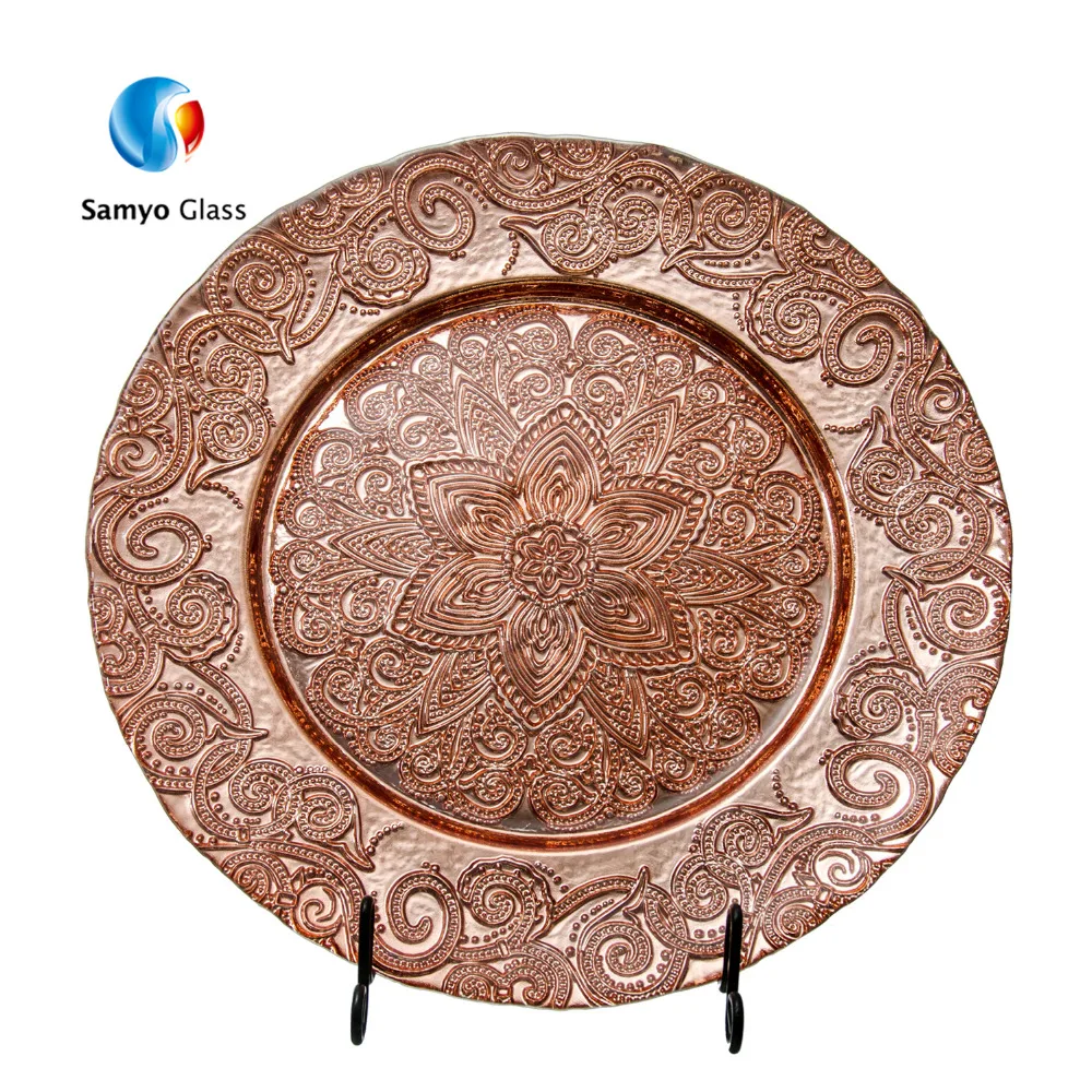 rose gold glass dishes
