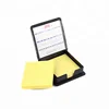 High quality pu leather case sticky note with calendar