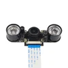 Raspberry Pi IR Night Vision Camera LED 15cm FPC Camera Module for 5MP OV5647 Raspberry pi 3 Wide Angle Fish Eye Webcam