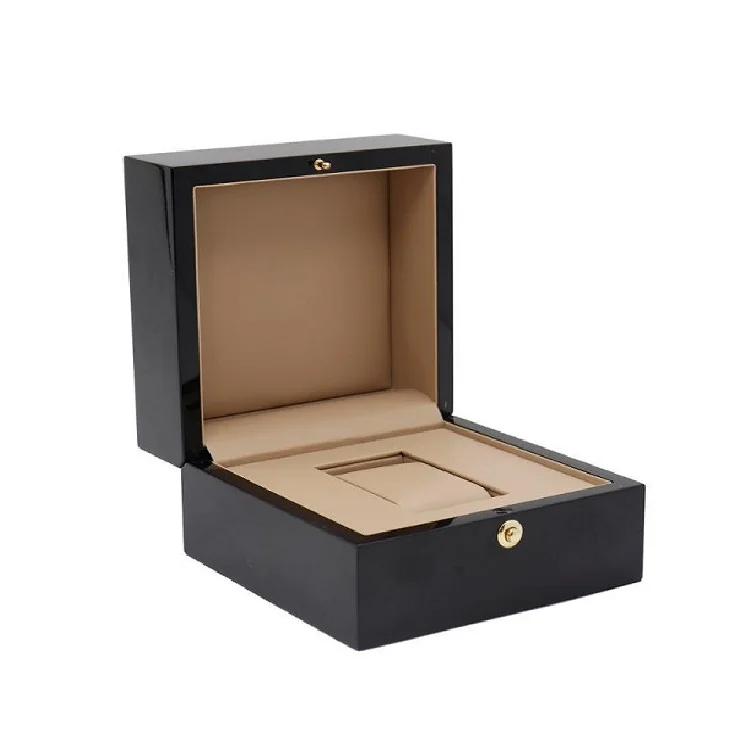 

High End Custom Gloss Paint Wooden Box for Men Watch Wood Packaging Boxes