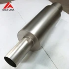 76mm 89mm Titanium Exhaust pipe 1.0mm and 1.2mm titanium tube in stock for Auto exhaust system