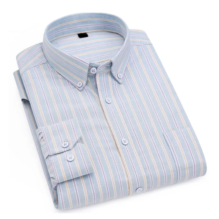 Printed Embroidery Men Dress Shirt Custom Logo Dress Shirt Men Dress