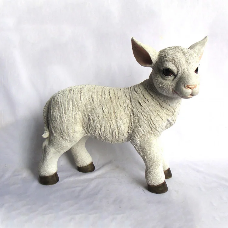 resin sheep statues