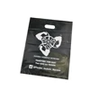Custom logo design reinforce Printing Patch Plastic Bags Die Cut Carrier Packaging Rigid Handle Bags Mad shopping poly bag