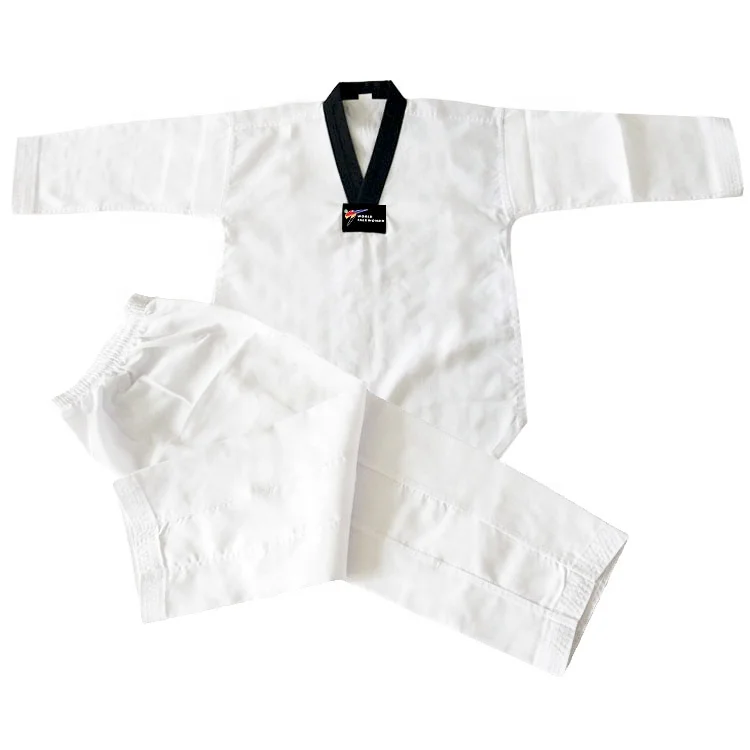 

Traditional White Taekwondo Uniform Children Adult Unisex Taekwondo Suit Dobok WTF