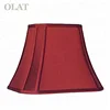 Vintage Tunic Red Fabric Silk Table Lamp Shade For Living Room