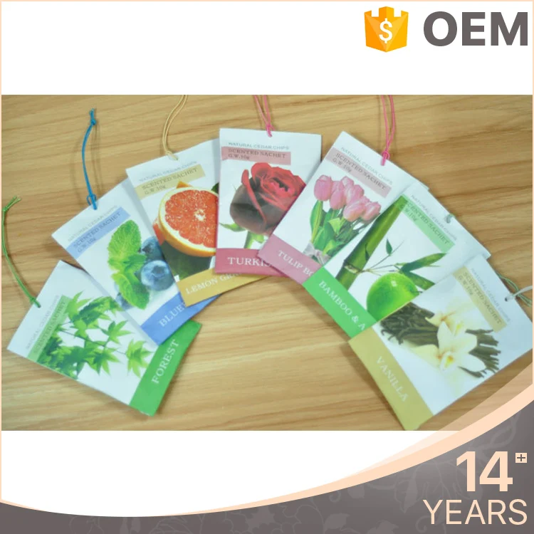 Wholesale Hanging Lavender Fragrance Scented Sachet Paper Bag,Nontoxic