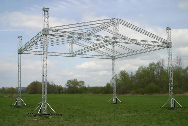 kkmark 300毫米 5 弦直线铝黑色,led 墙支撑桁架