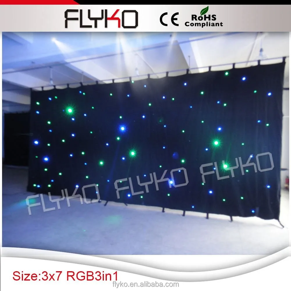 

DJ party Disco backdrop LED star cloth