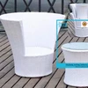 Highly Recommended All Weather Egg Bistro Chair White Viro Wicker Pub Furniture