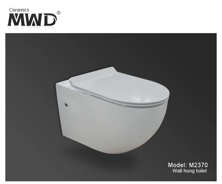 Ceramic Washdown Wall-hung P Trap Toilet