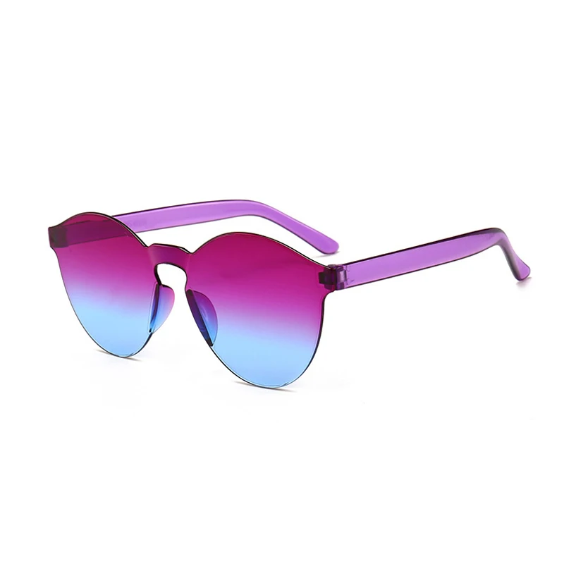 

GUVIVI sunglass manufacturers in usa gradient color safety sunglasses colorful candy sunglass display, Pink;rose gold;red;blue;green