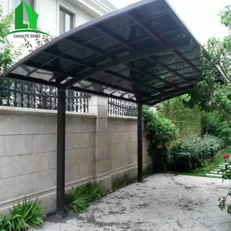 Recycled 8mm Lightweight Polycarbonate Lowes Metal Carports View