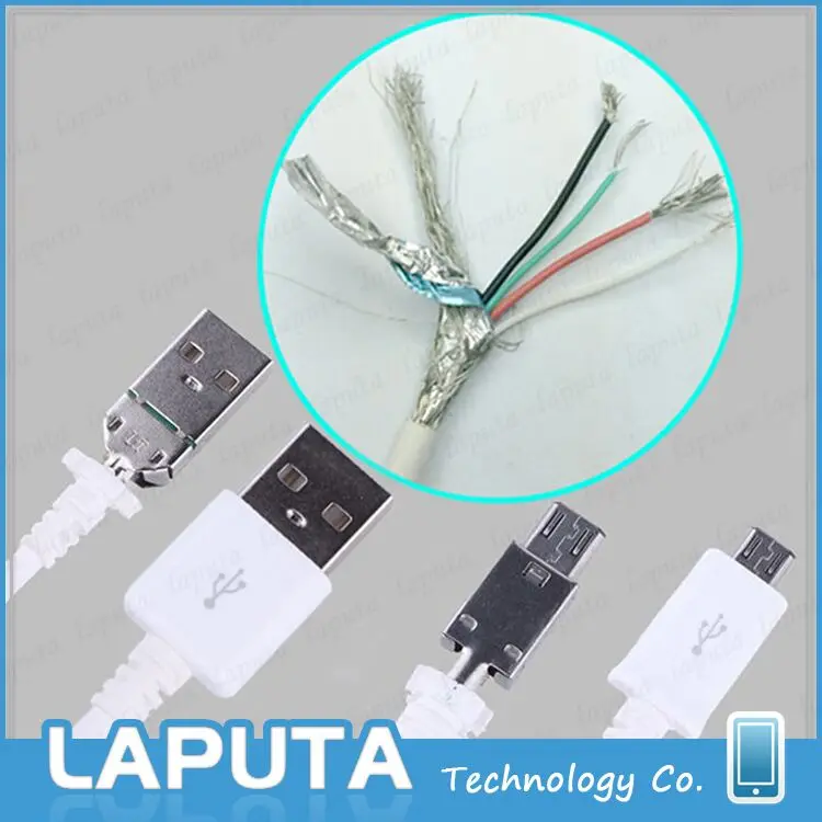 High quality mobile phone charger micro USB cable for samsung s4 note 2 N7100 cable