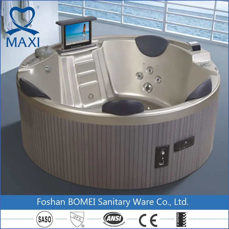 luxury whirlpool hydro massage bathtub price with TV option