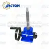 united kingdom uk clients screw jack JTW-1T traveling nut 90mm screw 6:1 ratio plain end double input 160mm hand wheel