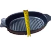 Heat resistant black coating ceramic BBQ bakeware for frying fish