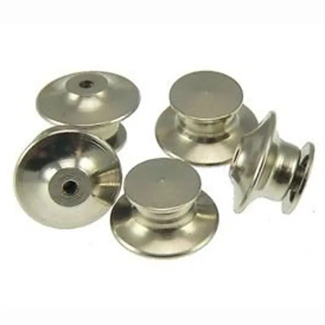 Gold Brass Locking Lapel Pin Back Clutch Clasp Fastener For Badges