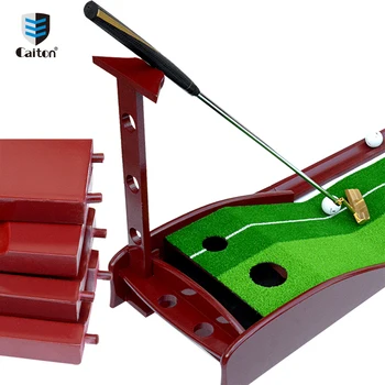 putting golf caiton wooden base larger trainer