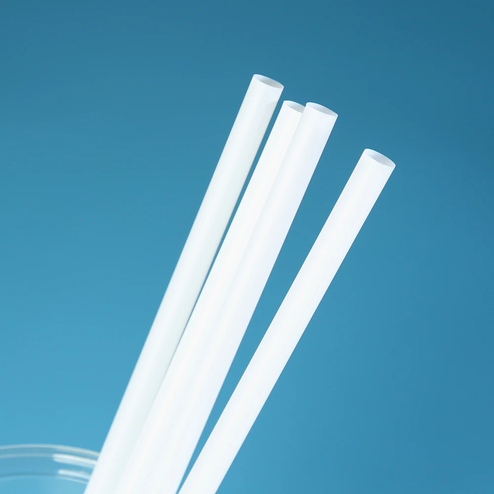 

Enviroment friendly Bio PLA straw, White