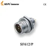 Small size Push-pull circular Metal male Female socket SF612 2A 3A 4A 5A 30V signal electrical panel Weipu connector