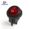 KCD1 waterproof IP67 round rocker switch t85 4 pins 12v LED on/off switch t125