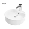 ARROW brand Modern Sanitary Wares White Bathroom Above Hair Wash Shampoo Counter Ceramic Art Basin